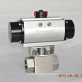 high pressure ball valve with pneumatic actuator